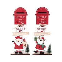 Christmas Mailbox Sign 18x44x5cm