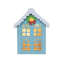 Candy House Light Up 12x16x8cm