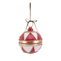 30cm Antique Metal Bauble Bell