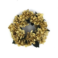 18cm Hydrangea Candle Wreath