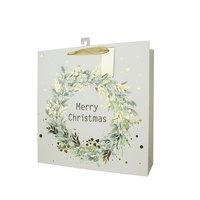 Wreath Gift Bag 35x35x10cm