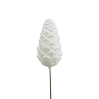White Pine Cone Stem 46cm