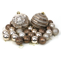 Champagne Baubles 32pc