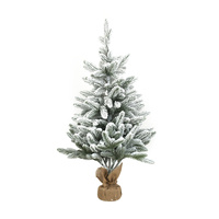 90cm Flocked Table Top Christmas Tree