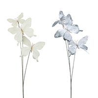 Butterflies Silver or  White