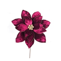 Plum Poinsettia 45cm