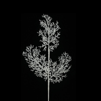 White Beaded Coral stem 72cm