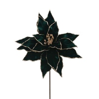 Emerald Velvet Poinsettia 30cm