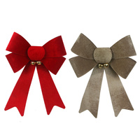 Red or Champagne Bows 2Pk 22x32cm