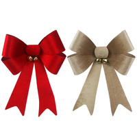 Red or Champagne Bows 2Pk 33x46cm