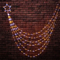 LED Waterfall Star 200l 3m Warm Cool White