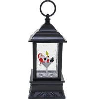 Santa and Martini Lantern