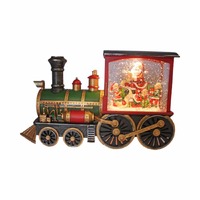 LED TRAIN WITH SANTA
