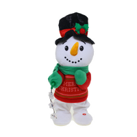 Skiing Snowman