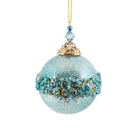 Blue &amp; Champagne Tiffany Bauble