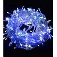 180 LEDs Blue Clear Cable