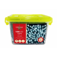 400 LED Fairy Lights White Green Wire