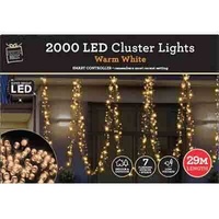 LED Cluster Lights 2000 Warm White
