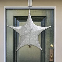 Pop Up Star 65cm Silver