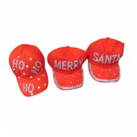 Baseball Cap Jewelled 2 asst