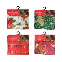 Table Runner Printed 33 x 183cm 4 Asst..
