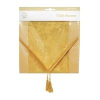 Runner gold Sateen 142 x 35 cm