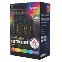 LED Curtain Lights Rainbow 