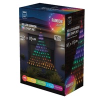 LED Rainbow Wall Net Tree 165x115cm