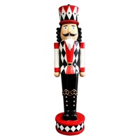 White, Black &amp; Red Nutcracker