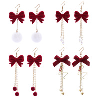 Velvet Bow Earrings