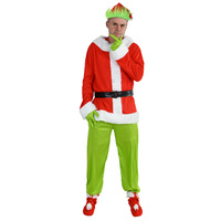 Mean Green Costume Adults 8pc