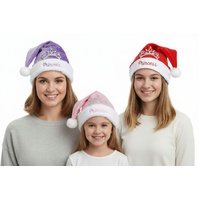 Princess Santa Hat With Tiara 