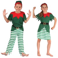 Elf Summer Costume 5pc Adults