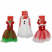 Girls Fancy Costume 2pc 3 Assorted