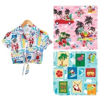 Christmas Hawaiian Tie Shirt Girls Asst..