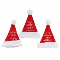 Santa Hat - Embossed Wording