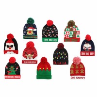 Festive Knitted Beanie Asst..