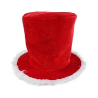 Santa Velvet Oversize Top Hat..
