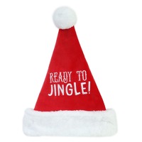 Ready to Jingle Super Soft Santa Hat