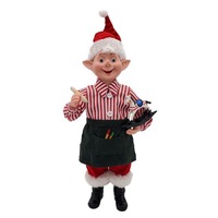 30cm Standing Elf Rocking Horse