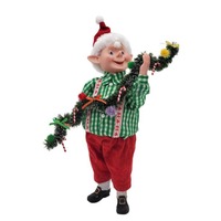 30cm Elf with Garland