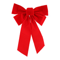 Double Bow -  Red 26x41cm