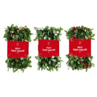 Holly Berry Garland 3m