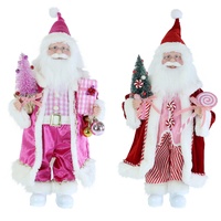 Pink Candy Santa  45cm 