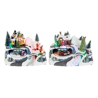 LED Musical Village Scene
