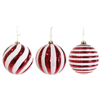 Bauble Candycane 15cm