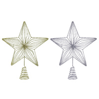Glitter Star Tree Topper
