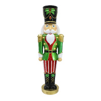 LED Nutcracker Soldier Metallic 119cm