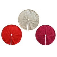 Tree Skirt Velvet Braided 120cm