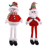 Shelf Sitting Santa or Snowman 65cm 